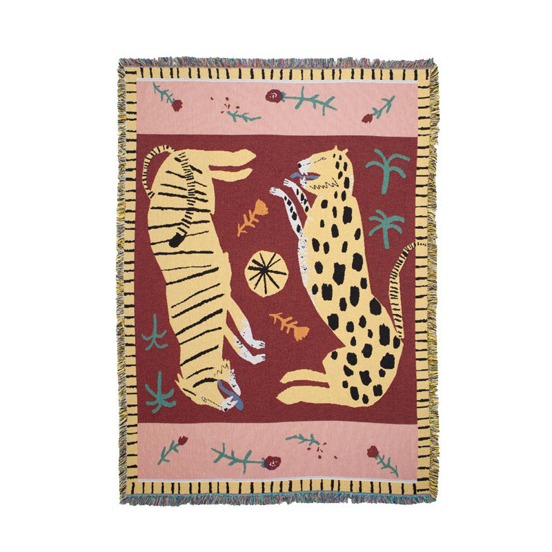 Mel Leopard Blanket