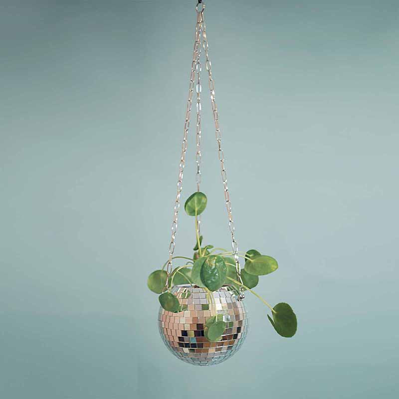 Fran Disco Ball Plant Pot