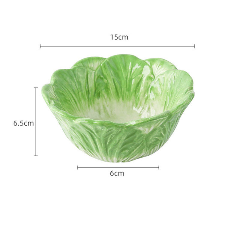 Amanda Cabbage Plate and Bowl