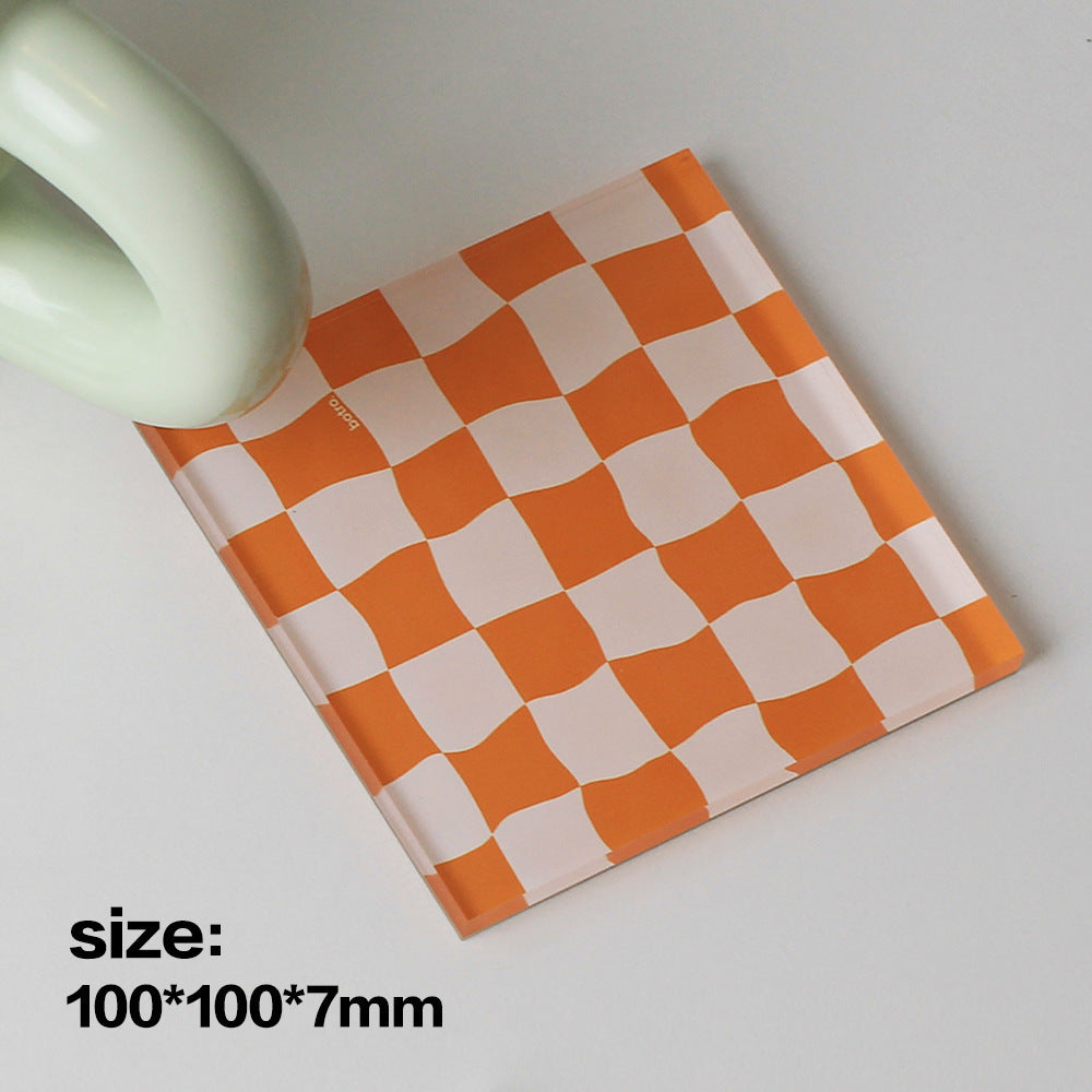 Raye Checkerboard Coasters (pack of 2)