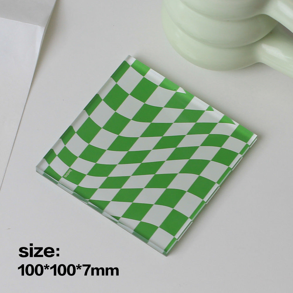 Raye Checkerboard Coasters (pack of 2)