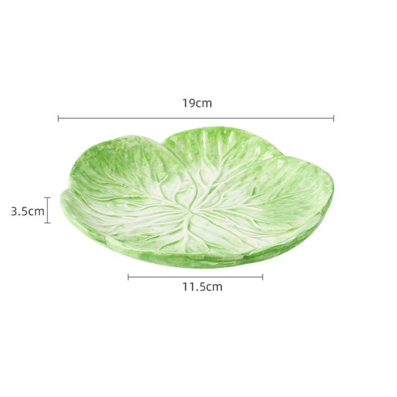 Amanda Cabbage Plate and Bowl