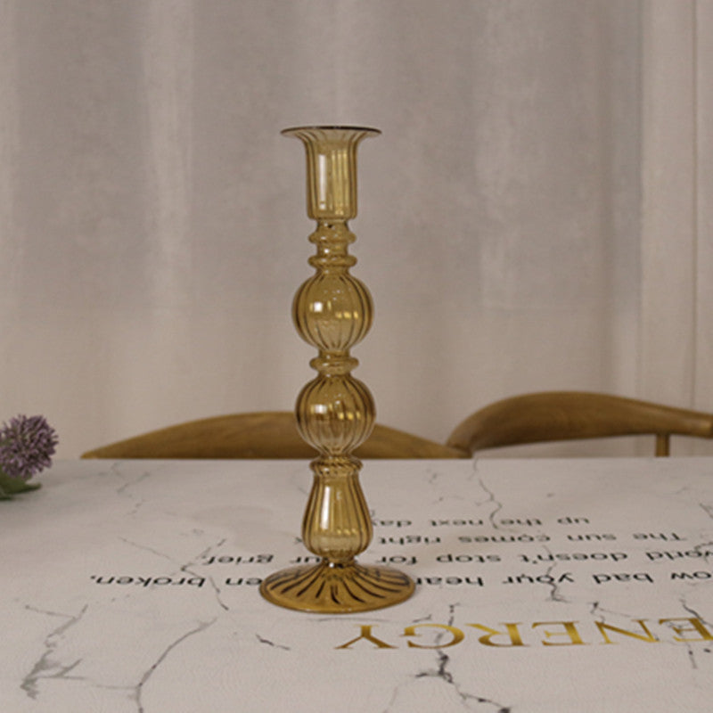 Marie Glass Candlestick
