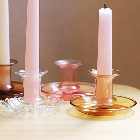 Emmeline Glass Candle Holder