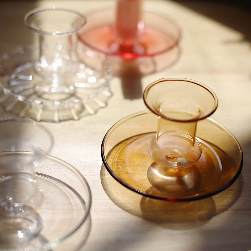 Emmeline Glass Candle Holder