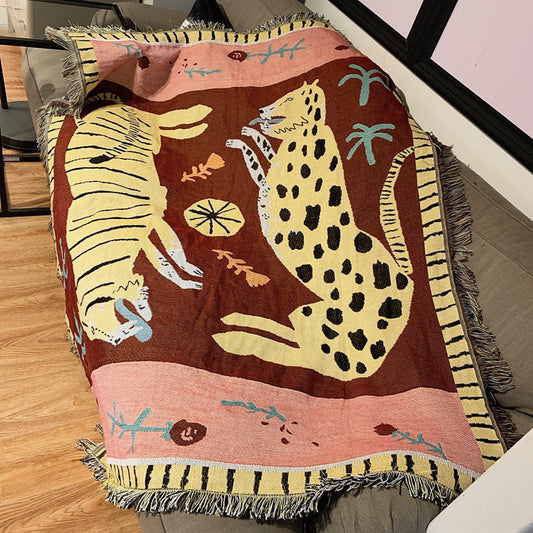 Mel Leopard Blanket