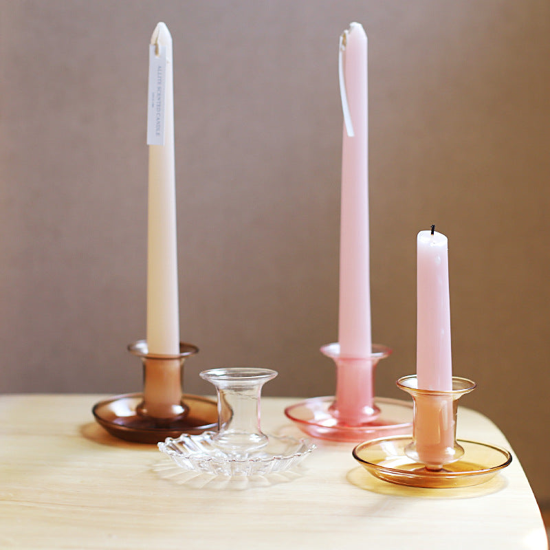 Emmeline Glass Candle Holder