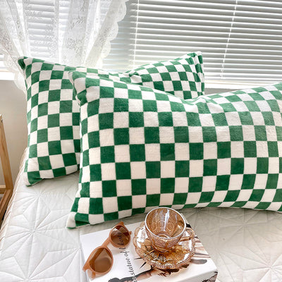 Lisa Rectangle Checkerboard Pillowcase (pair)