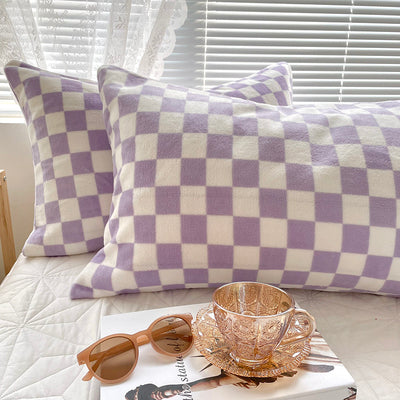 Lisa Rectangle Checkerboard Pillowcase (pair)