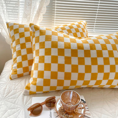 Lisa Rectangle Checkerboard Pillowcase (pair)