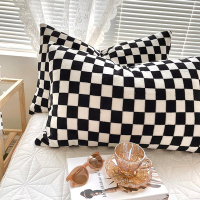 Lisa Rectangle Checkerboard Pillowcase (pair)